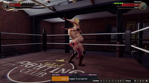 Riley Blacke VS_Tiffany_Hanz Naked Fighter 3D