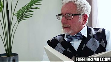 Pervy Grandpas Use Blonde Content Creator Like a Toy 