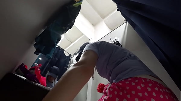 Play MP4 - Hidden camera in the fitting room&period; A girl with a sexy ass and overgrown cunt undresses and tries on various panties&period;