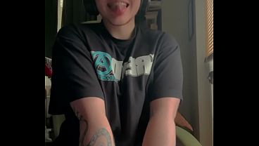 Needy Trans Boy Masturbates
