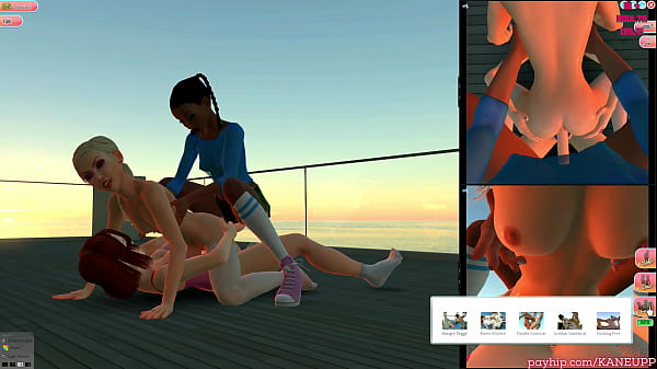 Petite Lill Girlies Fuckking Sex Strapon Fun!  She Wants to Suck My Cute Hentai 3d Lesbian Cock.. 