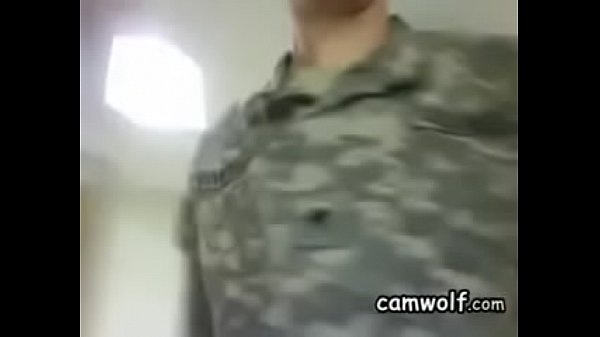 Military Man Masturbating