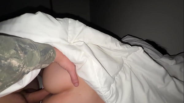 Huge facial after sneaky fuck