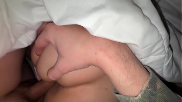 Huge facial after sneaky fuck