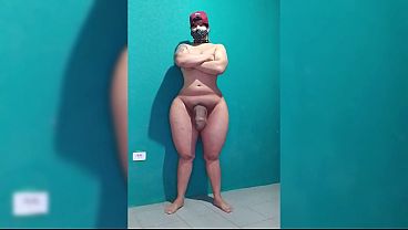 Handsome young straight man with a huge, very thick penis.