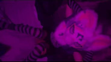 Cute Femboy Gets Fucked By A Puppy And A Furry thumbnail