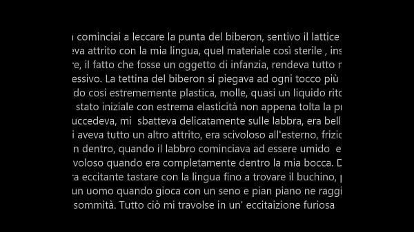 Pompino e sesso con un biberon 