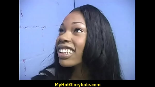 Amateur_ebony at the gloryhole 1