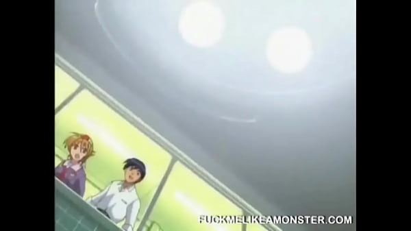 Busty blonde anime teen getting pussy ravaged