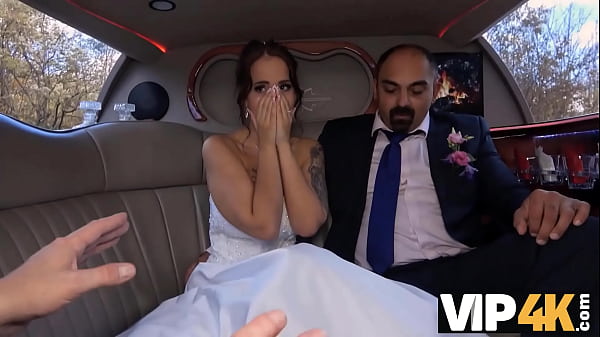 Vip4k enticing bride to be rocks out with injured guy before husband