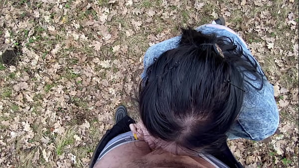 IN THE FOREST_ON KNEELS DRAGGED A GUY_ON THE_FIRST DATE AND DUCKED HIM