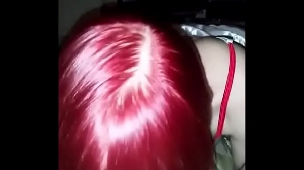 Ginger milf eating cock