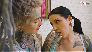 Tattooed Alt Lesbians Ass And Pussy Fisting - Wide Gape, Female Orgasm thumbnail