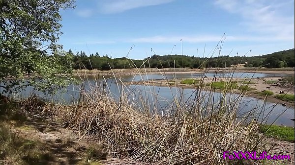 Flashing_on hiking trail leads toBrooke swallowing - TheFoxxxLife -