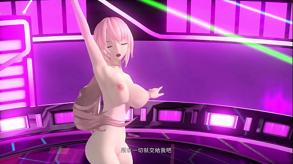 Megurine luka desnuda con tetas enormes 