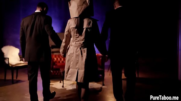 Slut teen got rough_banged in a domination threesome sex