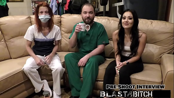 Blaire celeste gives two blowjobs before getting blasted with cum pov version