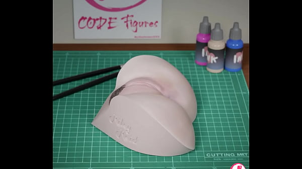 3d render of riley pornstar hip 