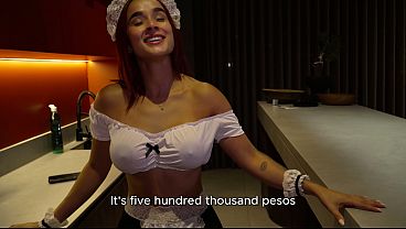 I Made My Latina Maid Suck And Fuck Me To Pay For Her Mistakes! - Abella Olsen thumbnail