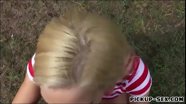 Blonde eurobabe flashes tits and fucked 