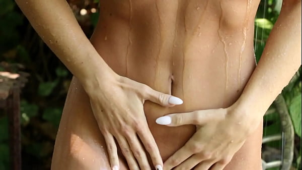 Abigail Mac Gets Naked Outside thumbnail