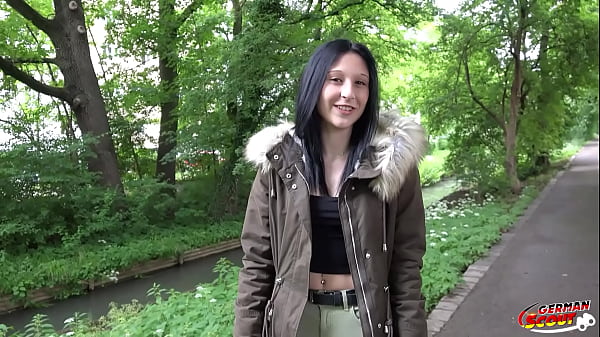 German Scout - Skinny Small Tits Black Hair Girl Tricked To Sex At Model Job thumbnail