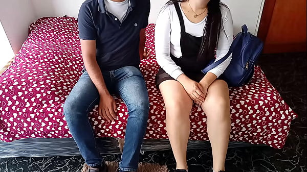 Incredible girl in uniform comes to see movies with her perverted best friend and ends up getting fucked and they cum in her ass part 1