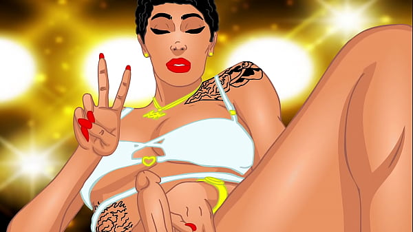 Thick Ass clapping Beautiful boobs  jiggling and some big cock energy is what Ashley brought to the Backalleytoonz studio 