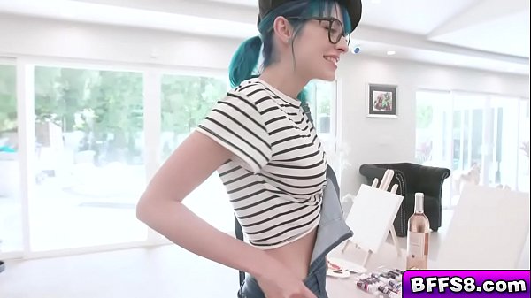 Jewelz Blu Seduces The Lucky Guy Slurping His Meat Stick Eagerly As Her Besties Watch In Amazement thumbnail