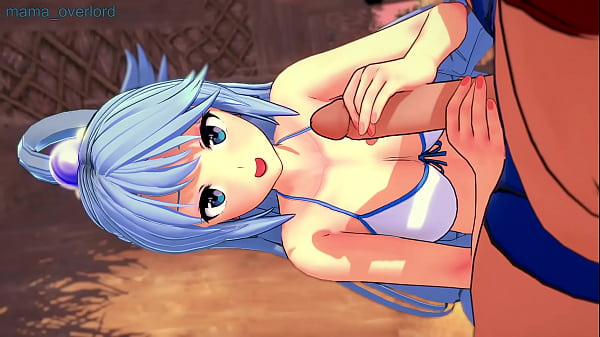 Play MP4 - Goddess Aqua has fun in her new bikini