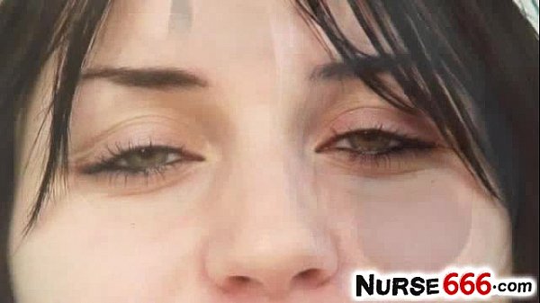 Play MP4 - Pussy spreading up close of busty nurse Roxy Taggart