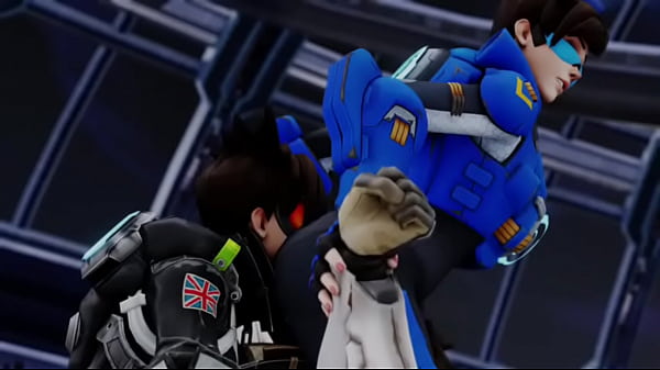 Overwatch multiple tracer's selfcest ass worship