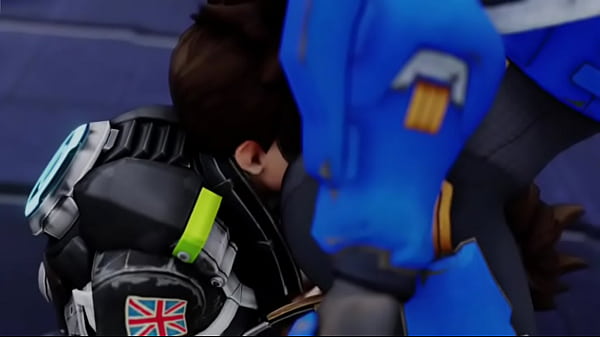 Overwatch multiple tracer's selfcest ass worship