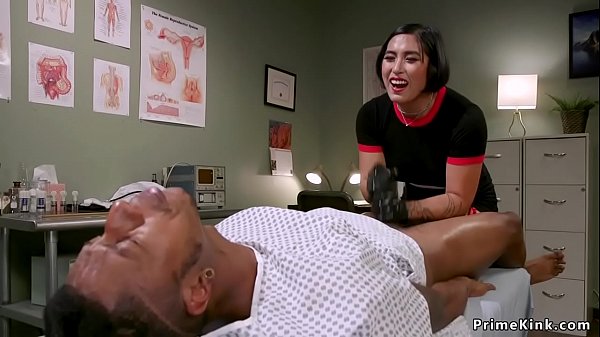 Asian domme_doctor wanking_patients cock