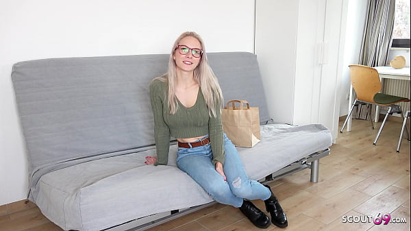 Play MP4 - GERMAN SCOUT - Fit blonde Glasses Girl Vivi Vallentine Pickup and talk to Casting Fuck