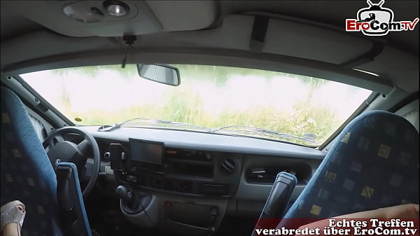 Play MP4 - Deutsche kurvige blonde amateur teen trifft user f&uuml;r POV auto sex