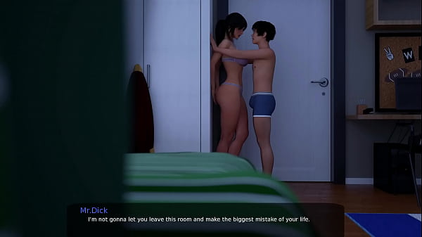 Play MP4 - MILFY CITY - Sex scene &num;11 - Sneaky At Night in Stepsister room - Porn games&comma; Adult games&comma; 3d game