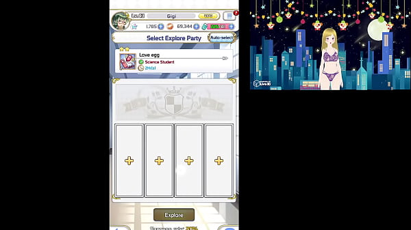 Anime girl with big tits lactating in public locker hentai gaming 