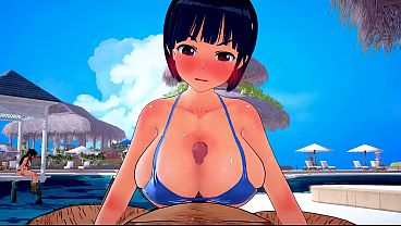 Sexo en la piscina con un viejo 