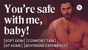 ASMR Male Voice Soft Dom Boyfriend Comforts You During a Thunderstorm Couple At Home Romantic Erotic Audio Roleplay for Women