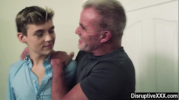 Step nephew with friend lure step uncle into 3some sex 