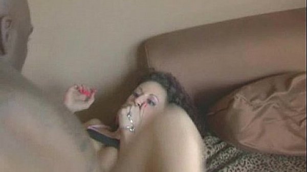 Busty chick devours a big black cock