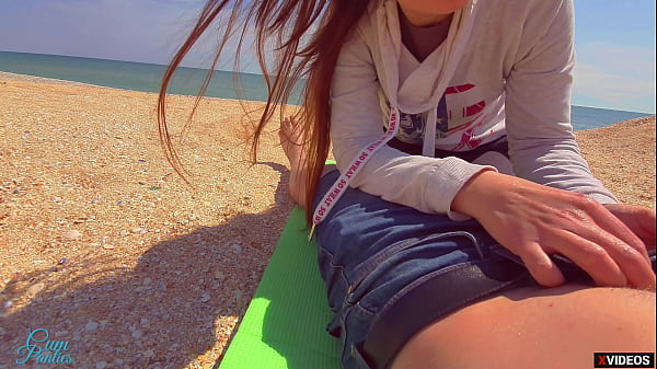 Stranger cum in my_panties_on the_beach Risky public Creampie