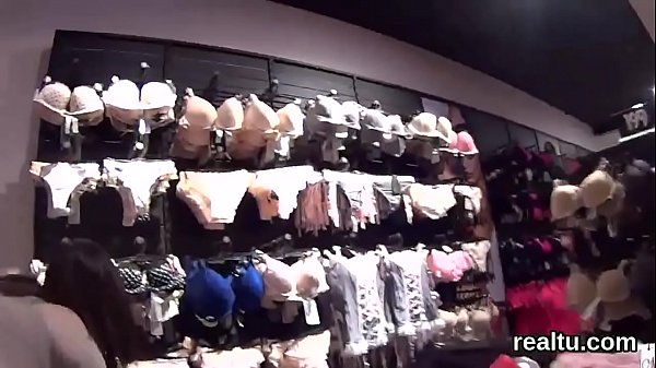 Attractive czech teen is teased in the supermarket and poked in pov 