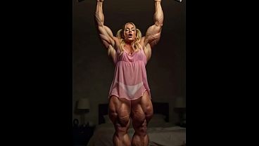 huge and muscular legs, female muscles, workout, biceps 