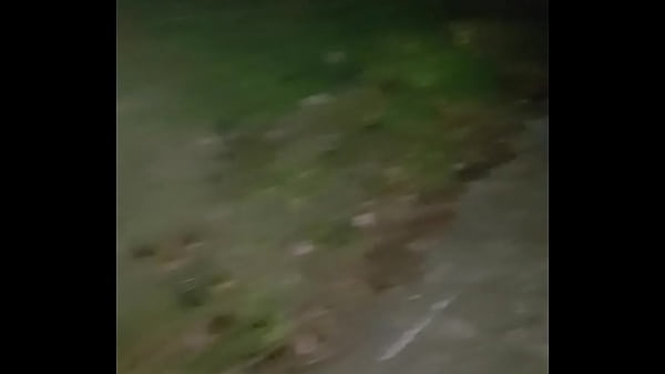 Outdoor naked cumshot 