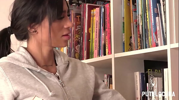 PutaLocura - Colombiana culona Alejandra Rico se folla a su amigo en la biblioteca 