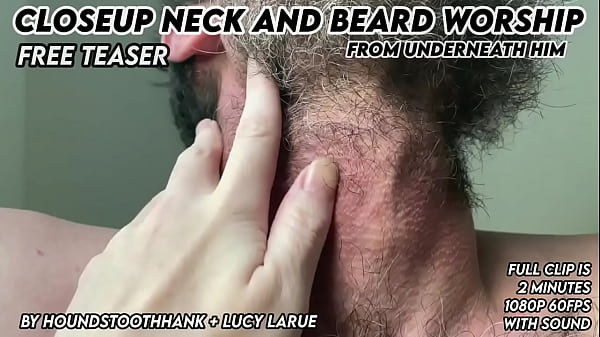 Nonton Closeup Neck And Beard Worship From Underneath Him thumbnail