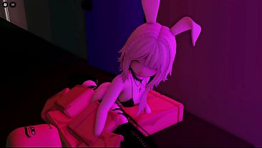 This Perverted Girl Really Seems To Love Having Sex Under The Purple Erotic Light At Roblox's Brookhaven thumbnail