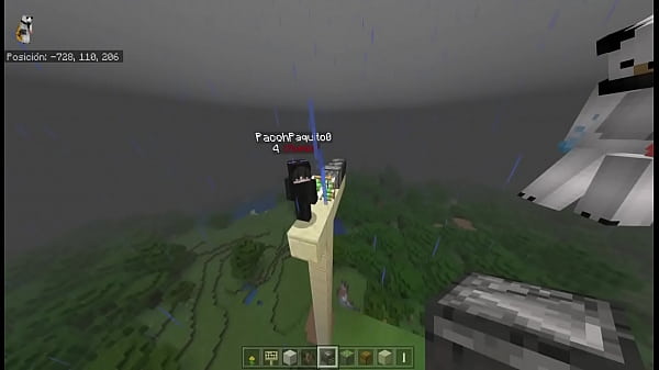 Girl having a good time with a machine 